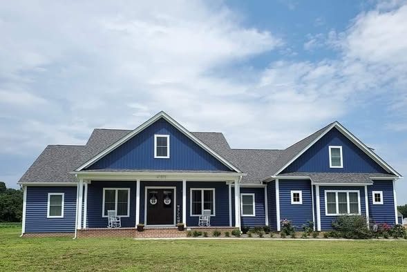 Prospect Hill custom craftsman home exterior in Southern Maryland