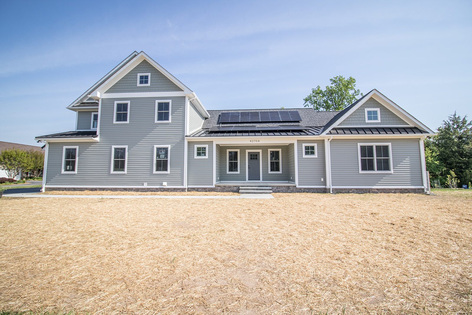 Waverly Gardens custom home exterior in Southern Maryland